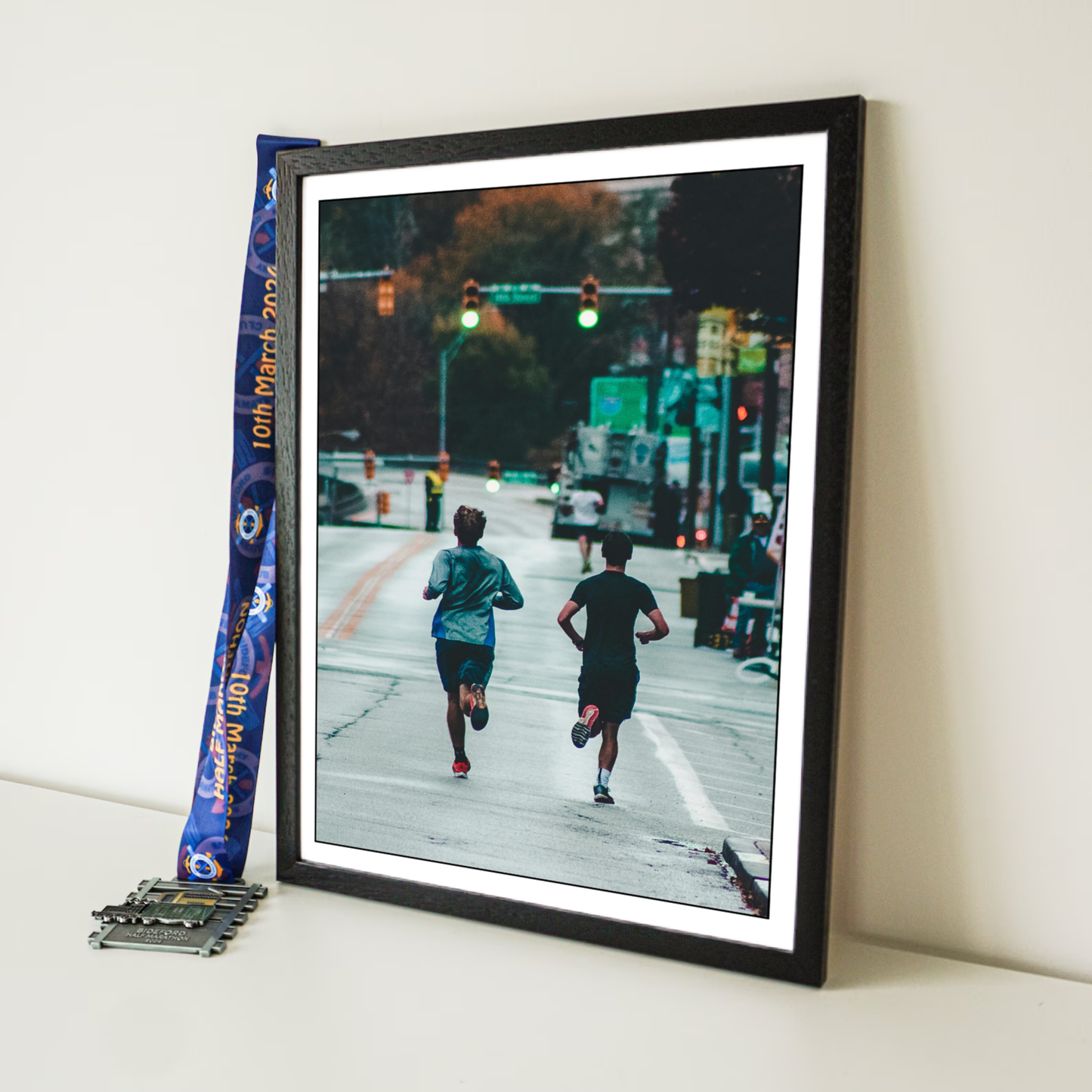 affiche course à pied personnalisée