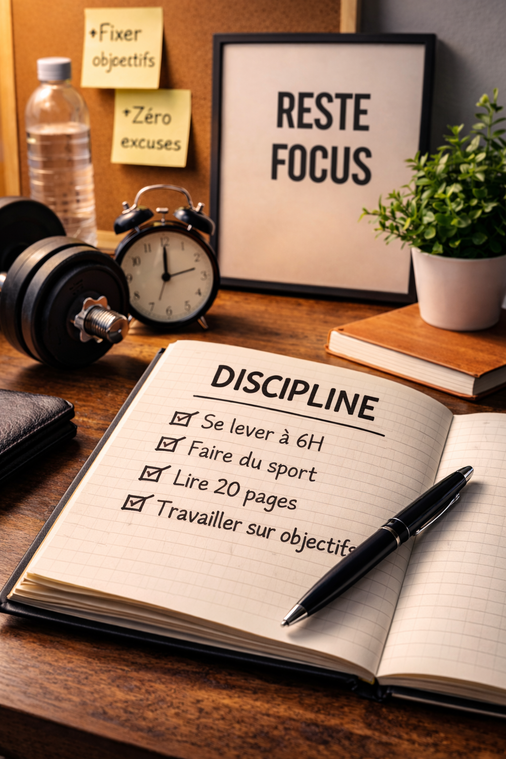 Comment devenir plus discipliné : la méthode simple pour tenir sur la durée