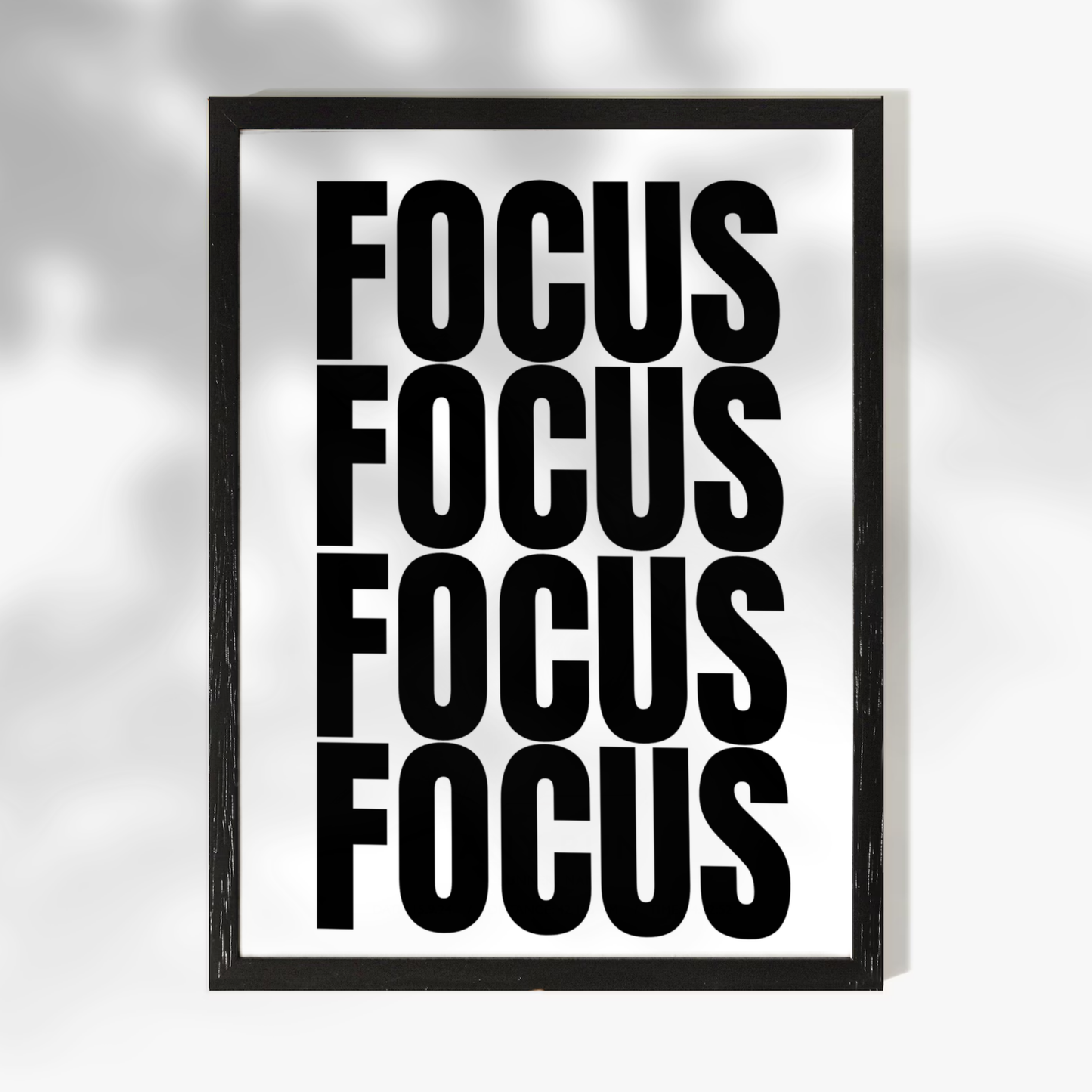Affiche motivante “FOCUS”