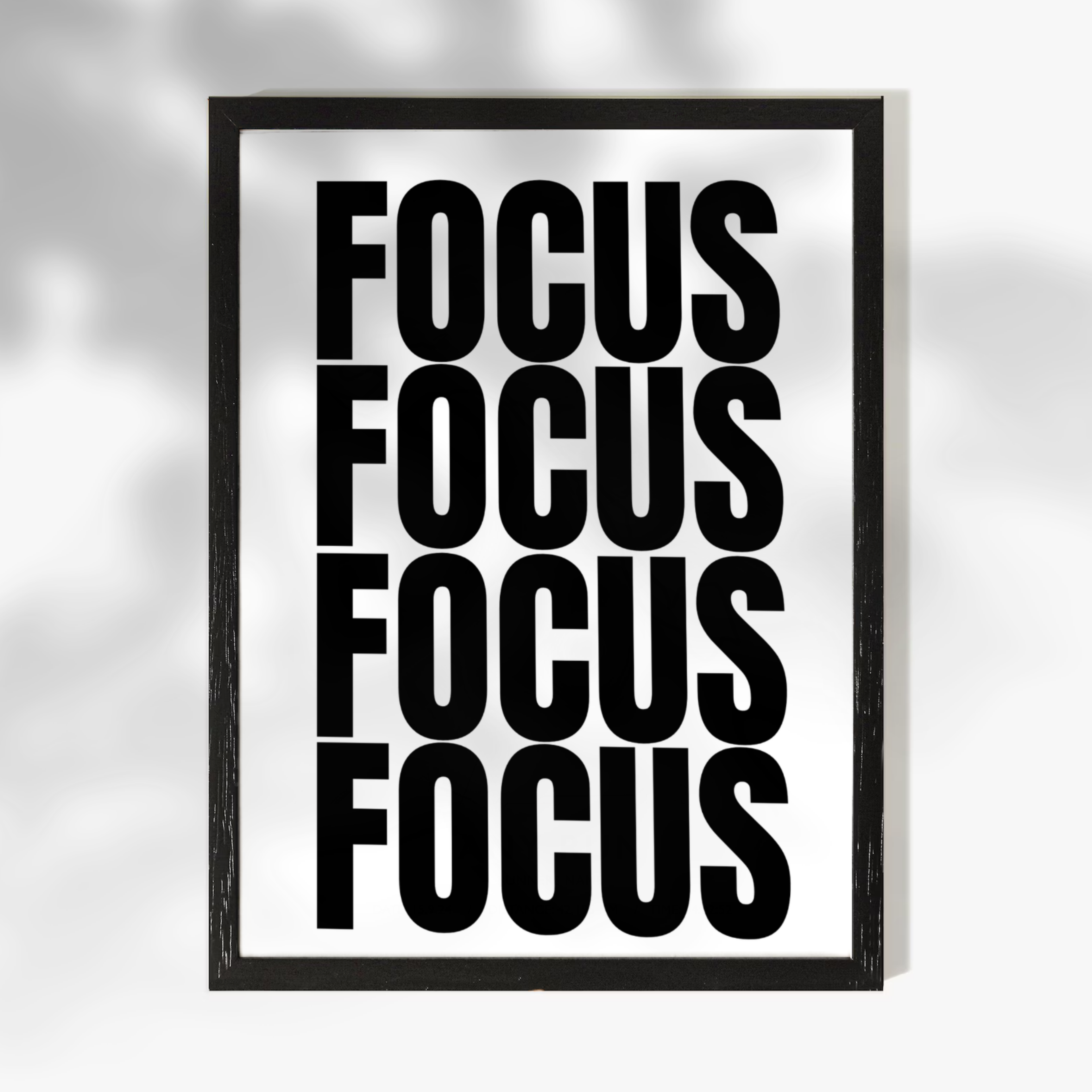Affiche de motivation - Focus