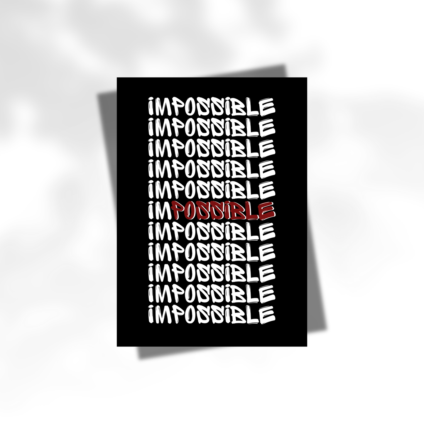 Affiche “IMPOSSIBLE”