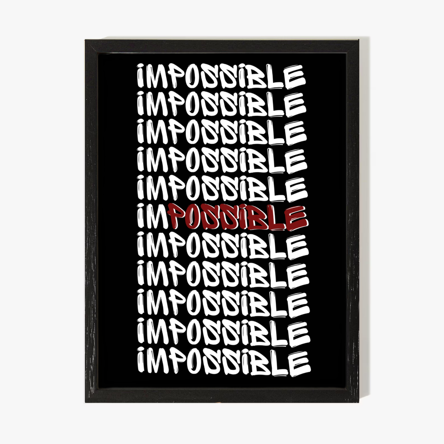 Affiche “IMPOSSIBLE”