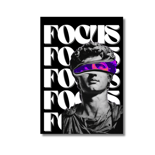 Affiche focus - statue