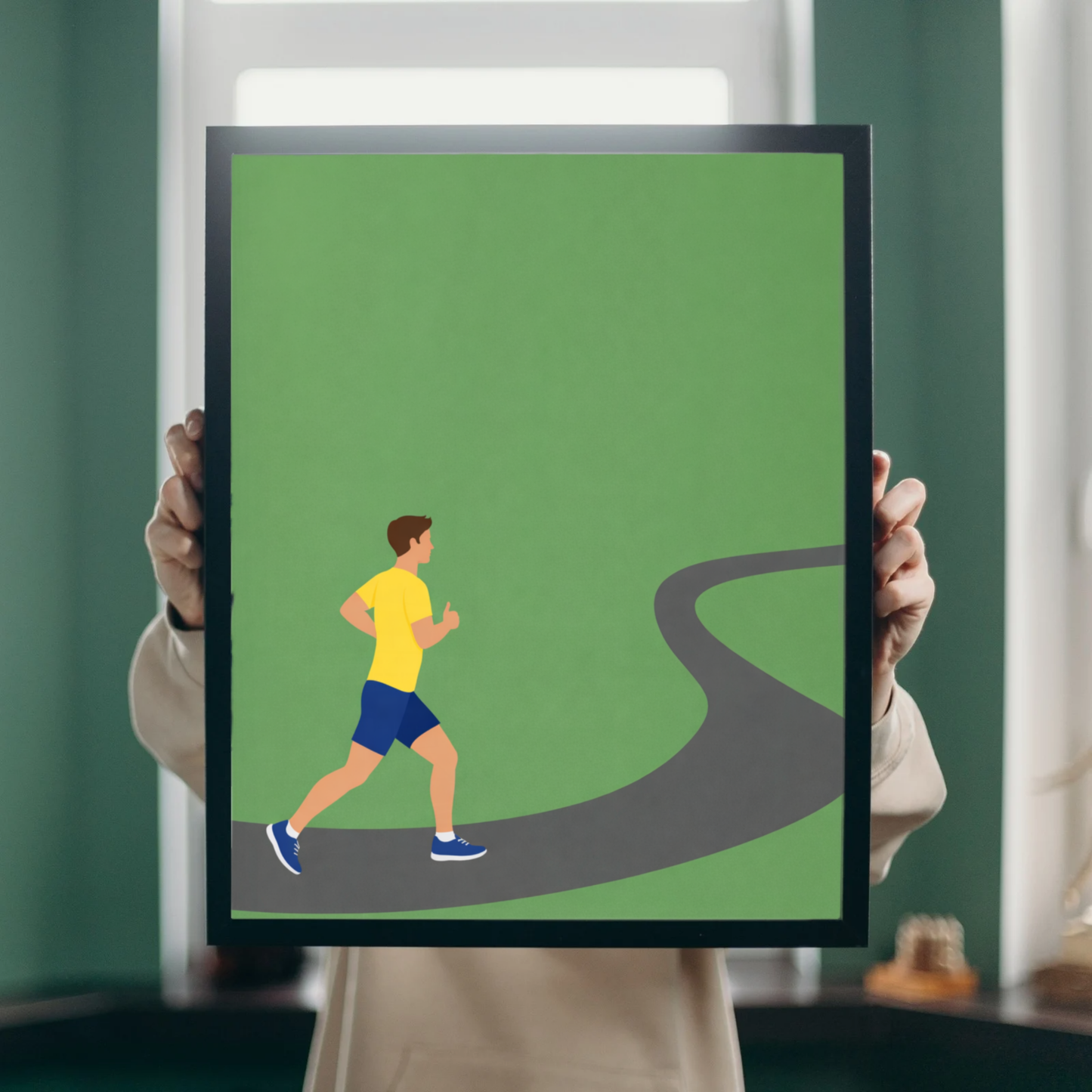 Affiche personnalisée - Chaque foulée, une victoire