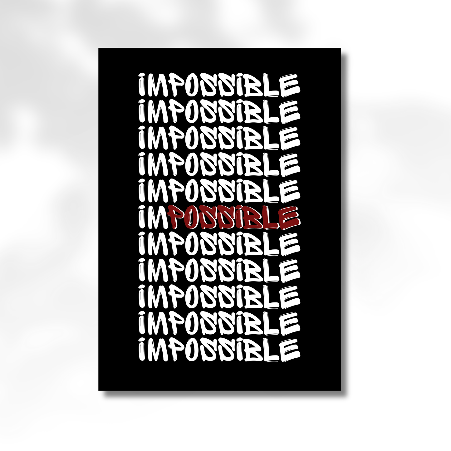 Affiche “IMPOSSIBLE”