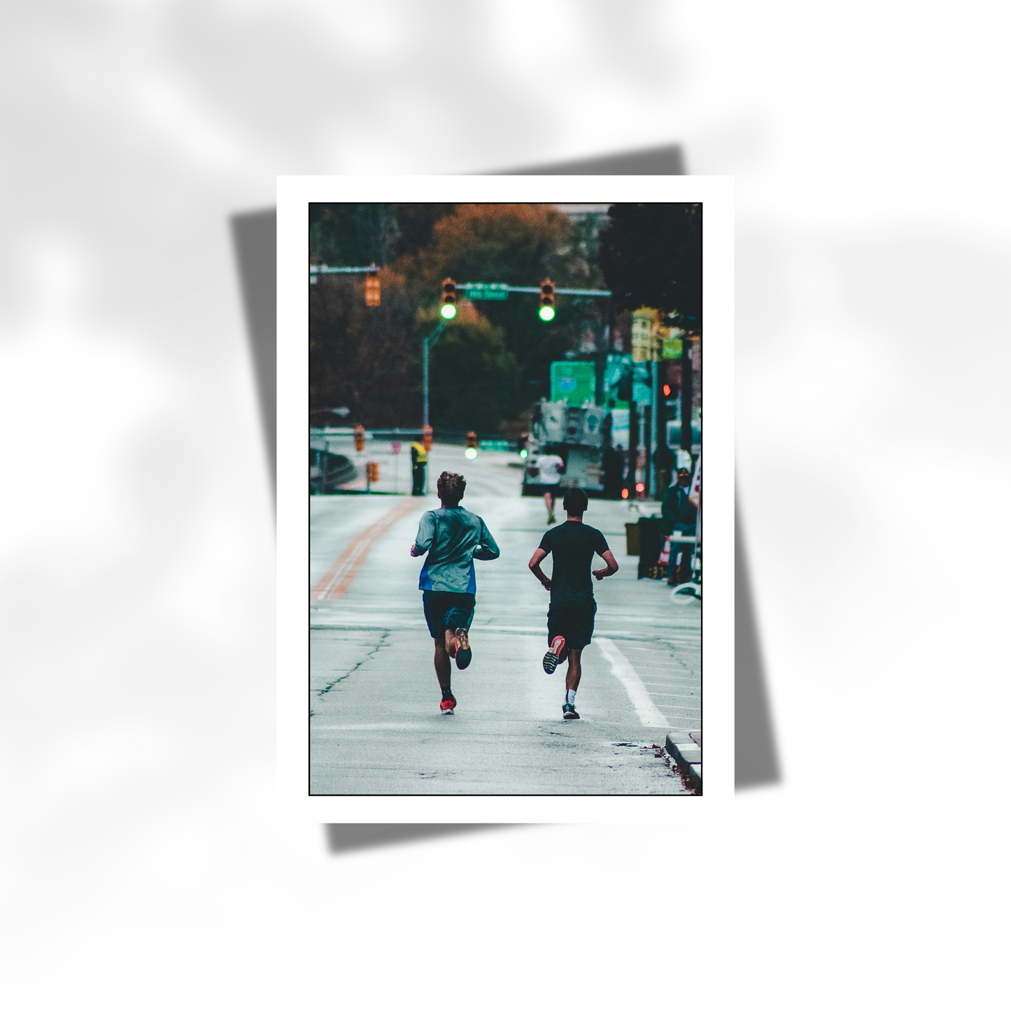 affiche course à pied personnalisée