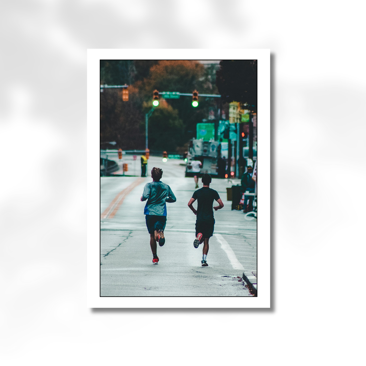 affiche course à pied personnalisée