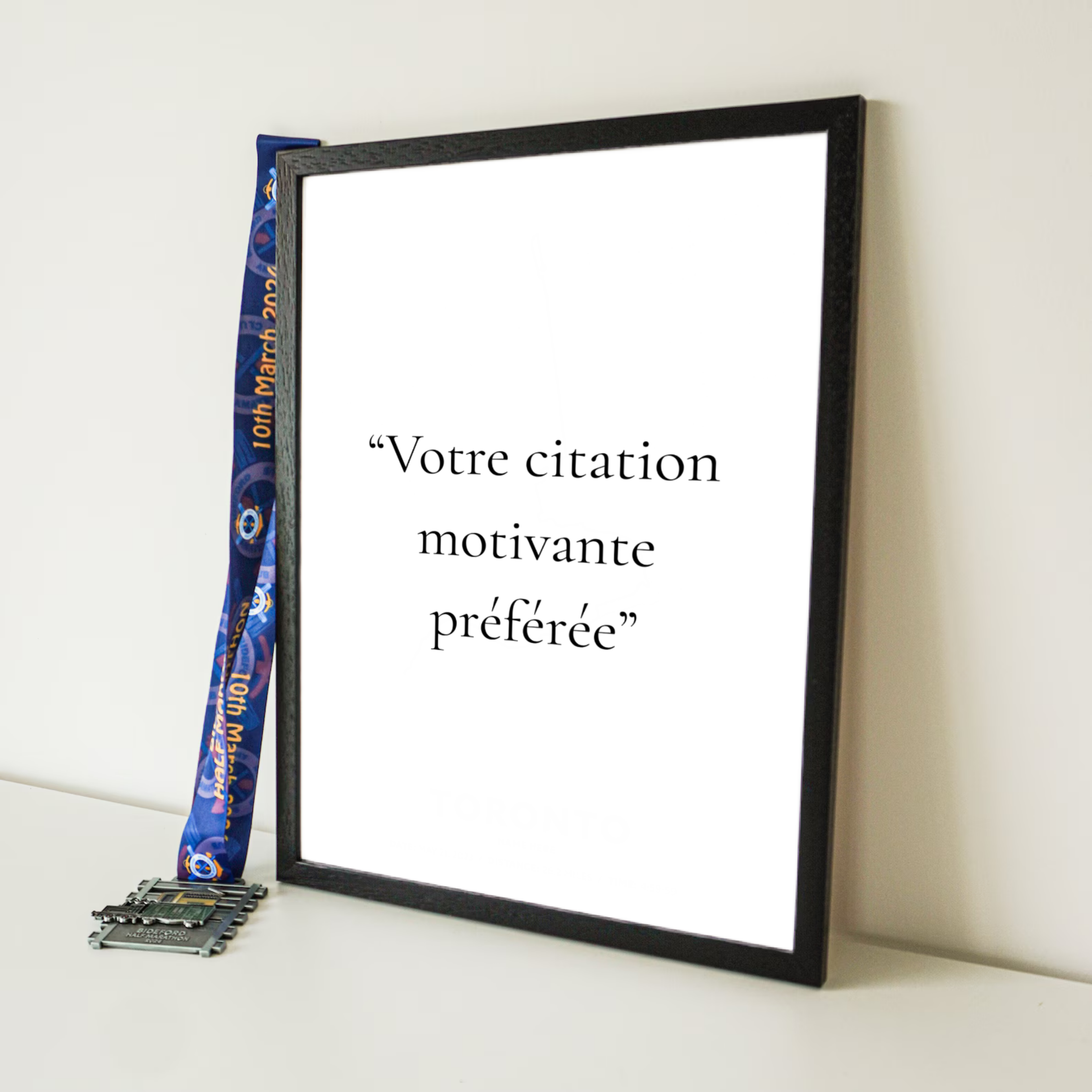 Affiche de motivation - Citation personnalisée