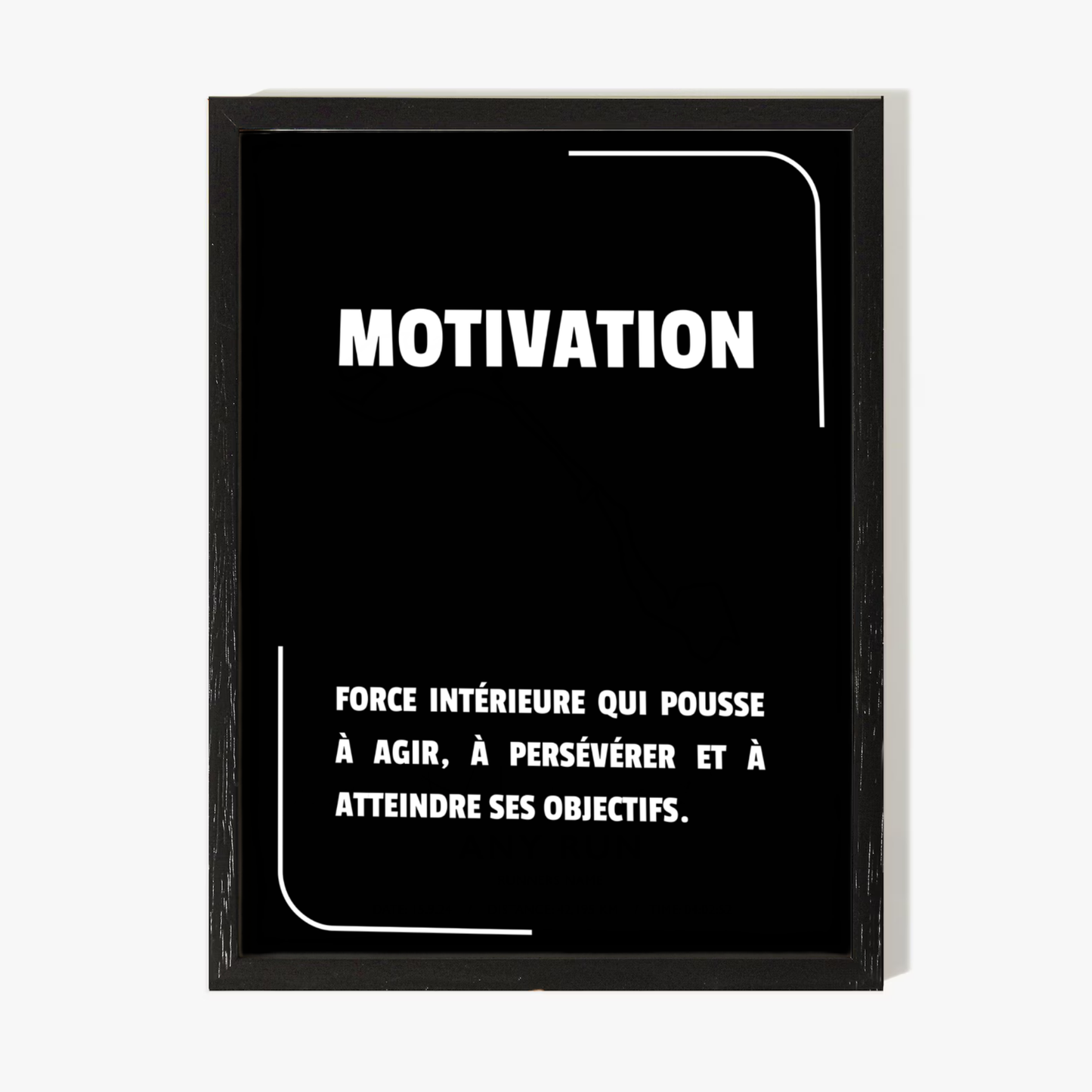 Affiche “Motivation”