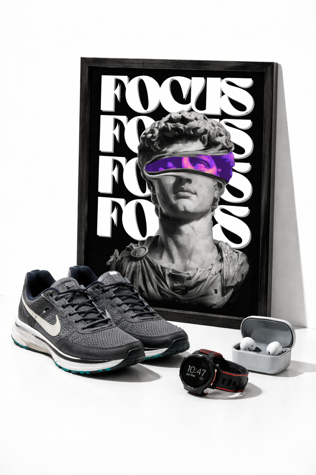 Affiche focus - statue