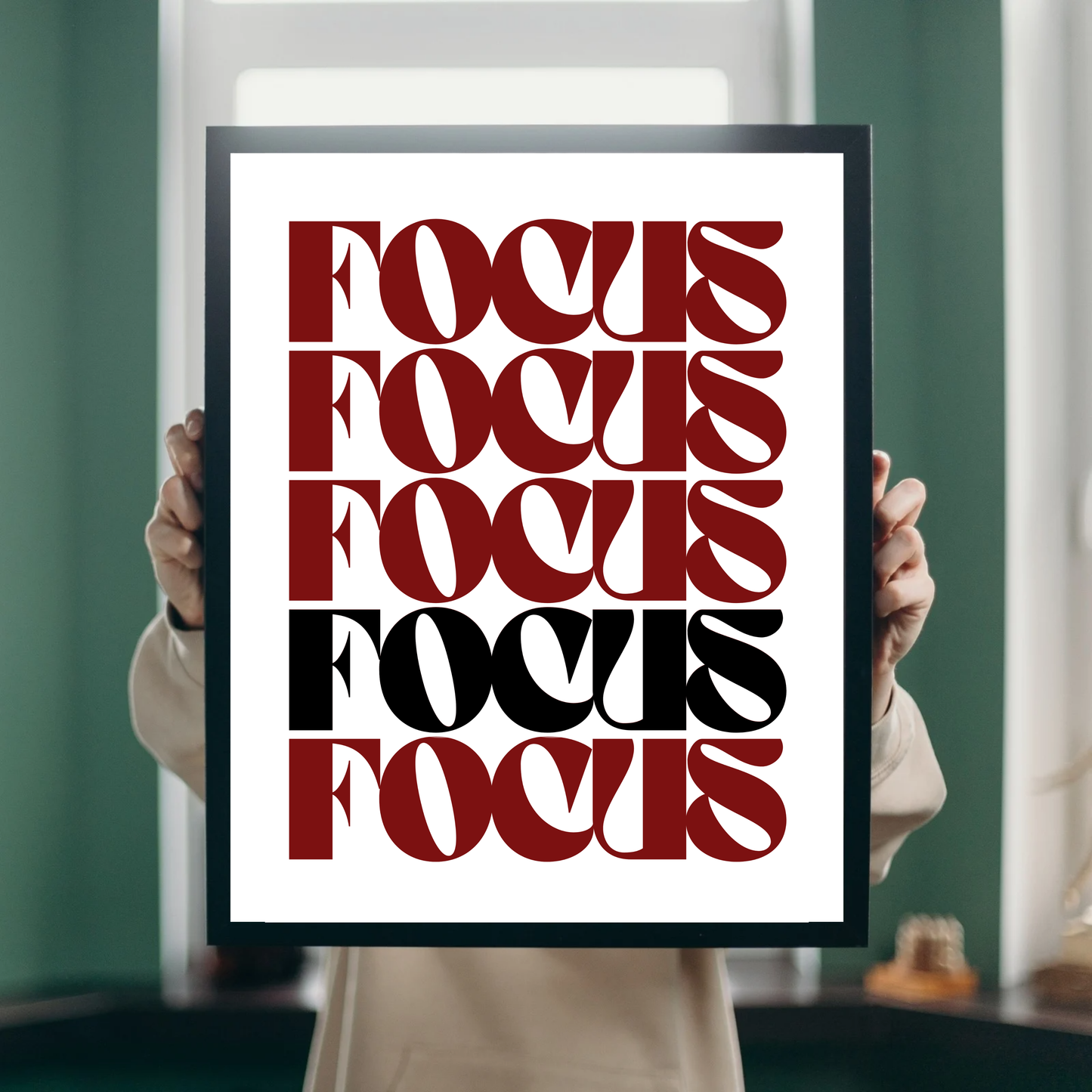 Affiche focus inspirante
