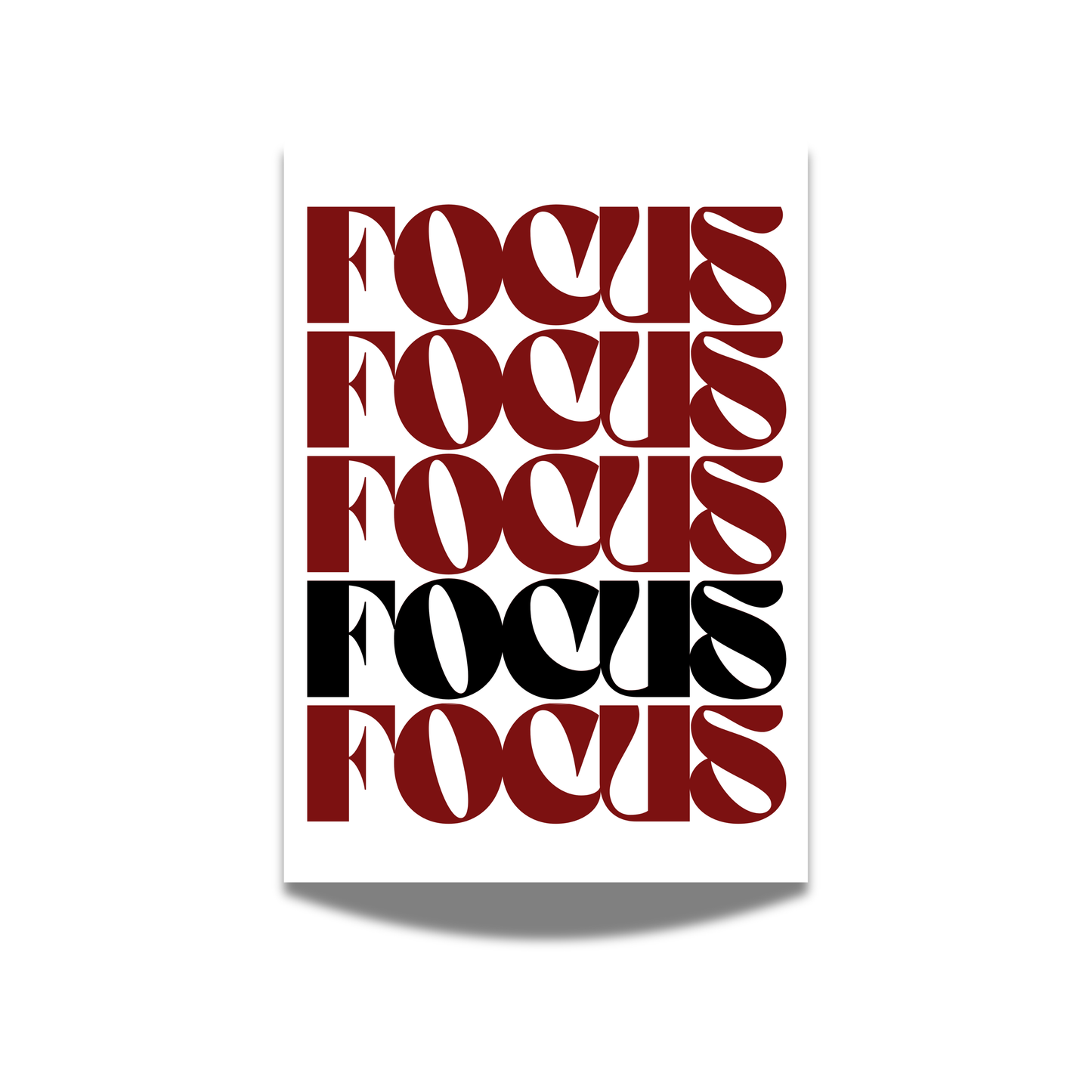 Affiche focus inspirante