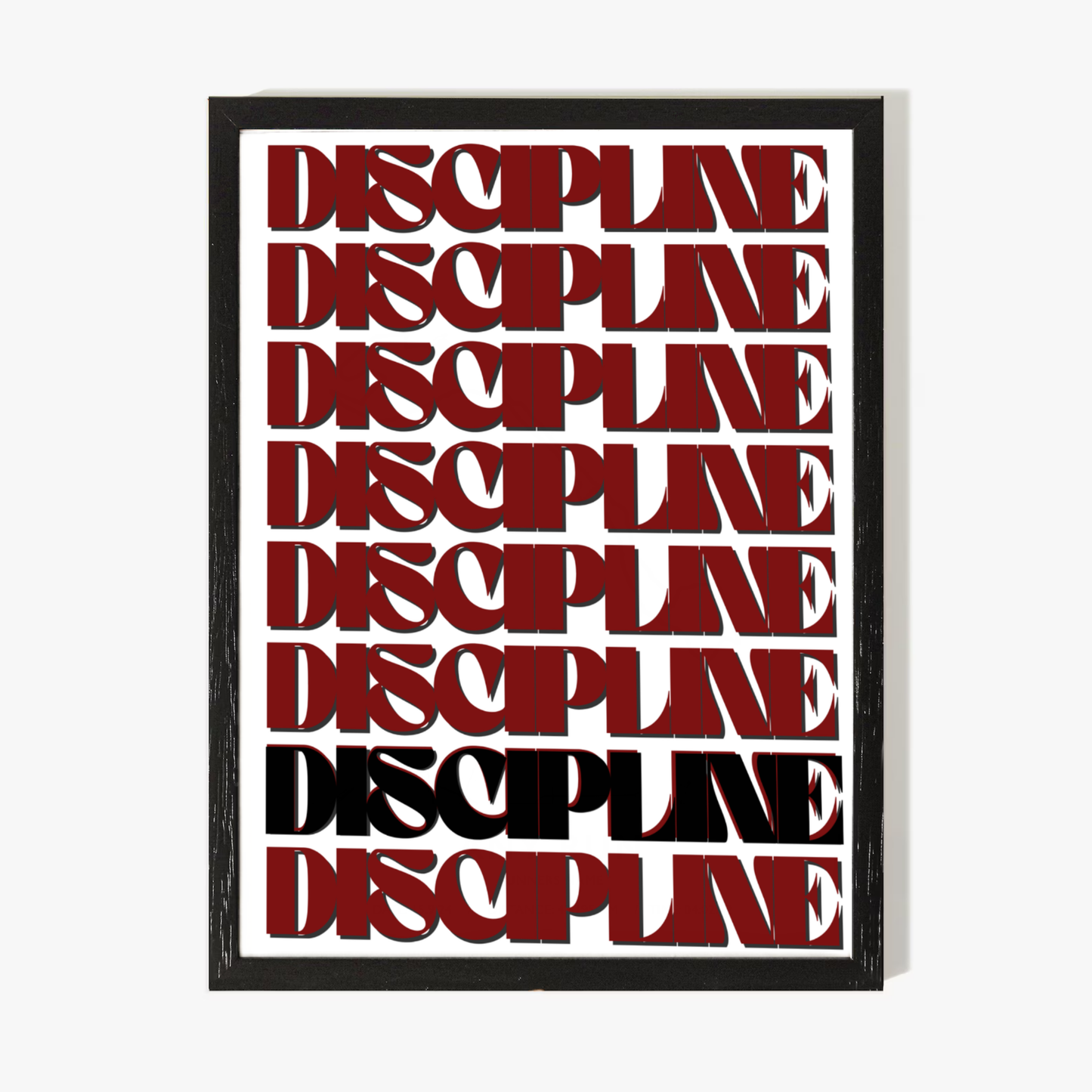 Affiche discipline inspirante