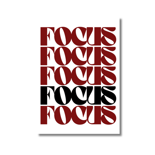 Affiche focus inspirante