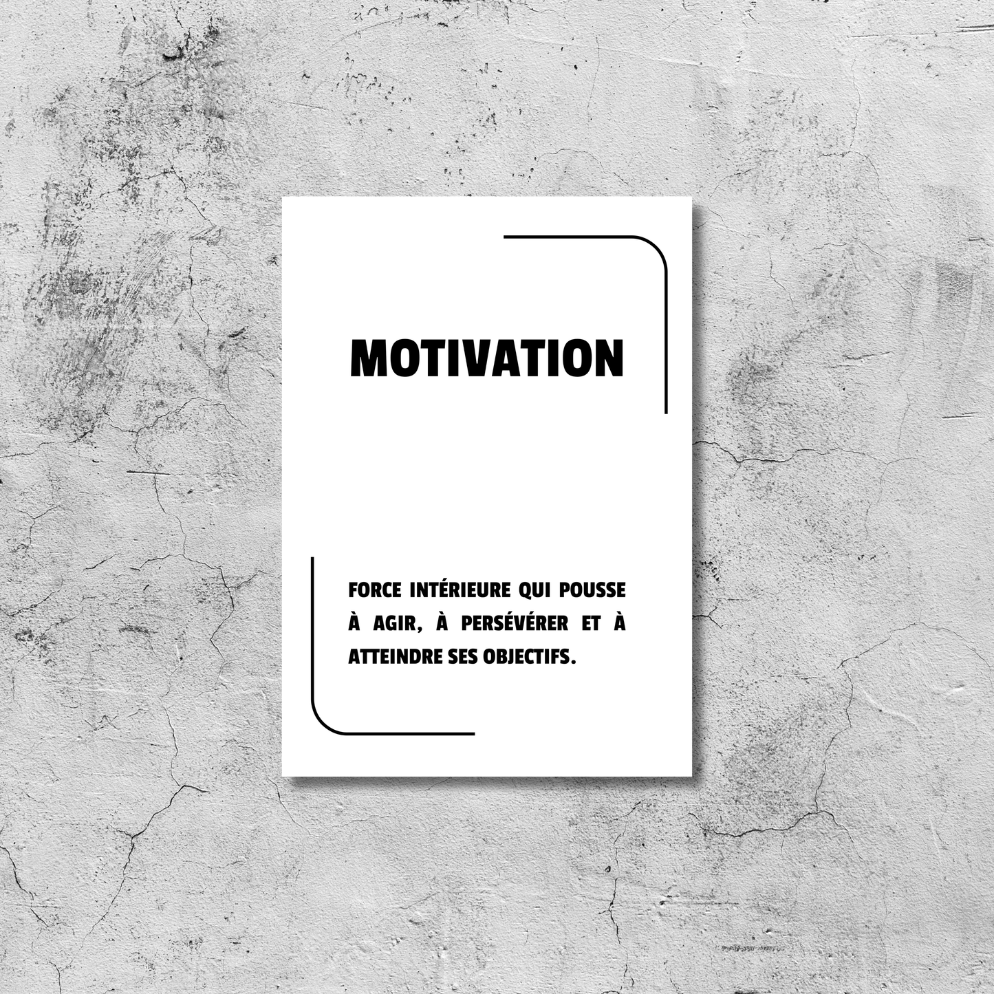Affiche “Motivation”