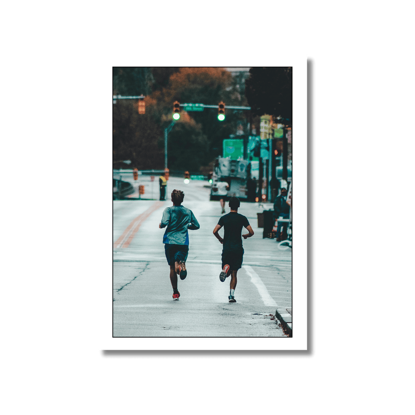 affiche course à pied personnalisée