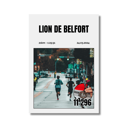 Poster course personnalisée