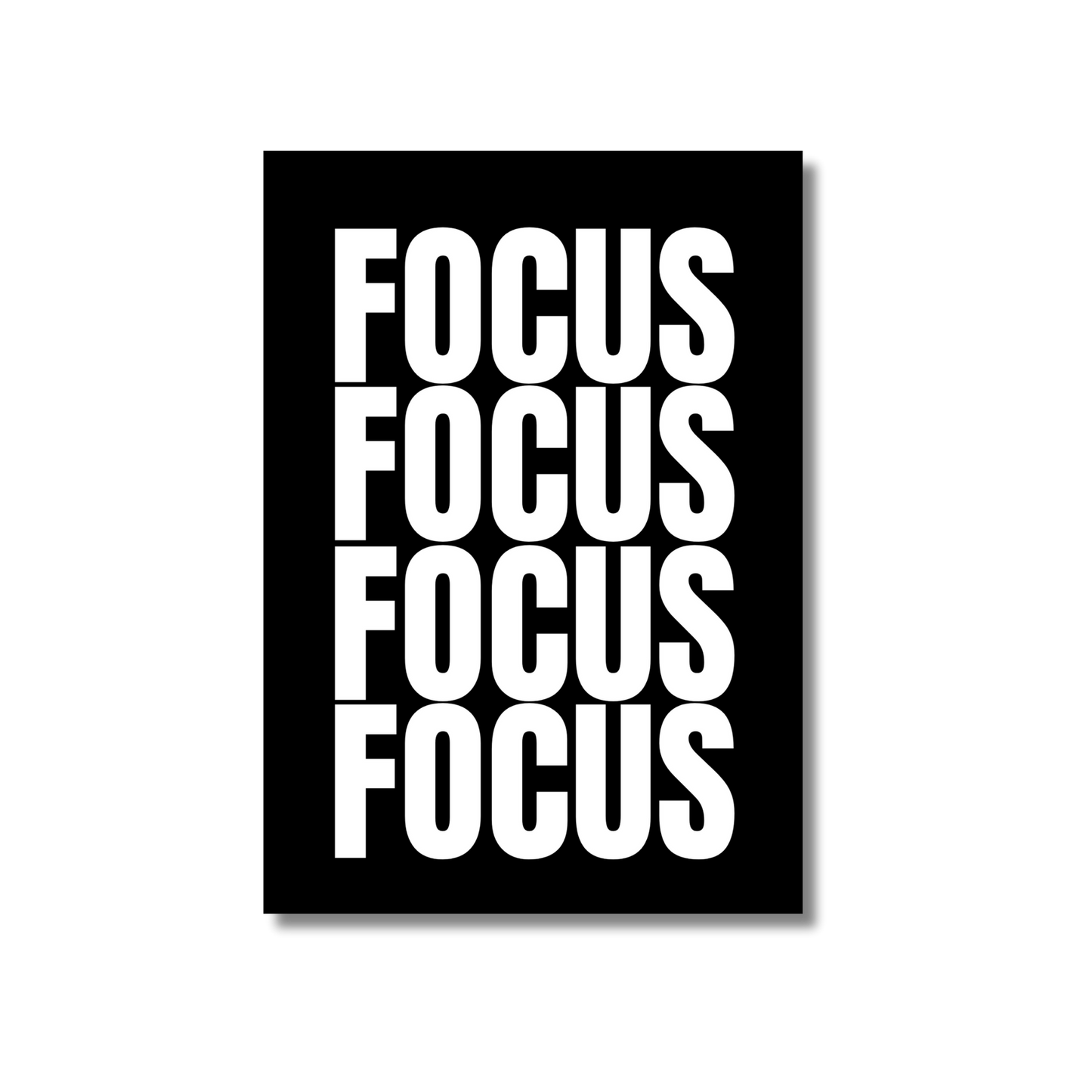 Affiche motivante “FOCUS”